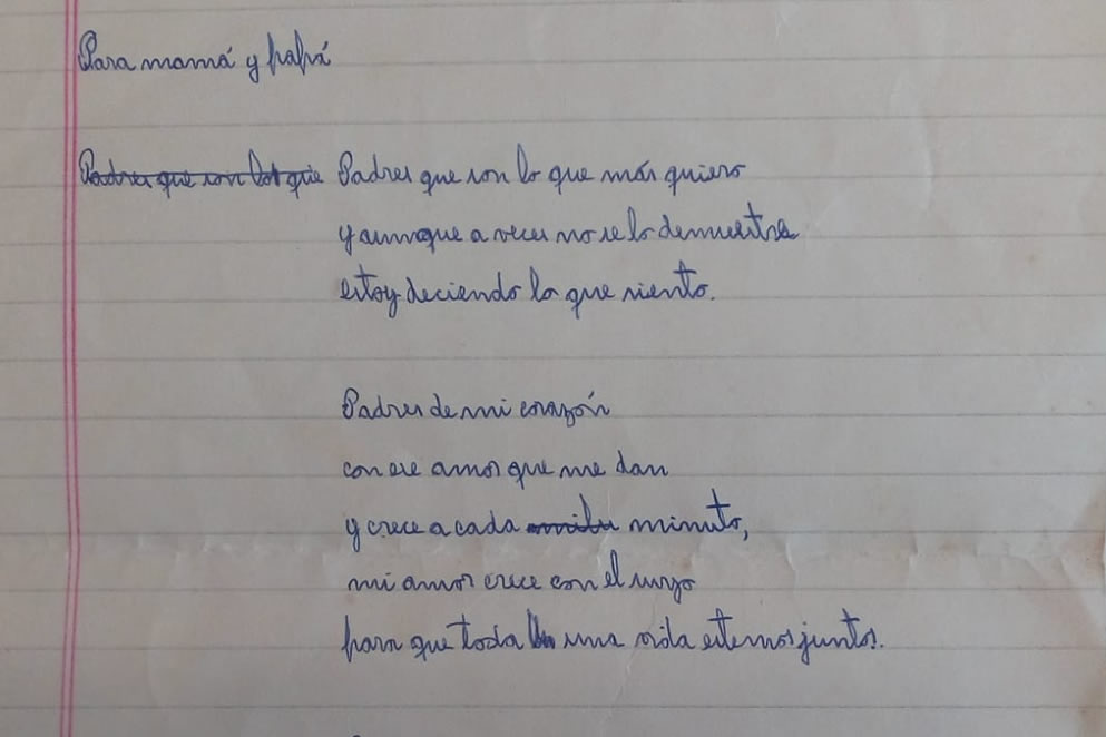 Carta abierta de un chico a su mamá y su papá