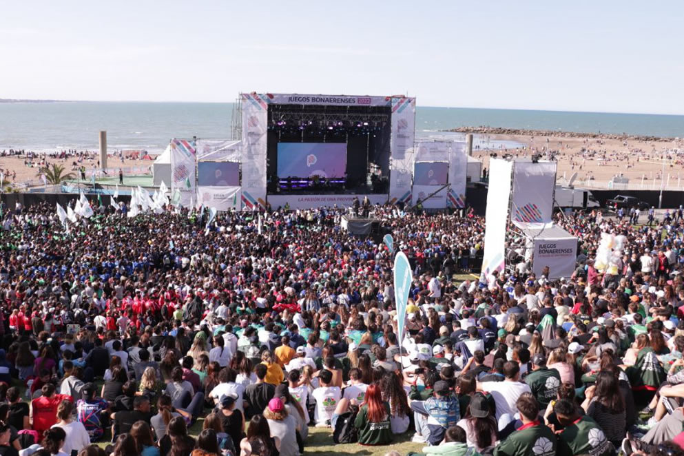 Con más de 50 mil personas iniciaron las Finales de los Juegos Bonaerenses 2022