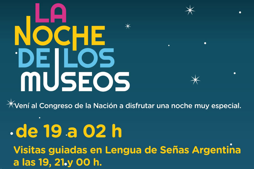 El Congreso de la Nación presente en la Noche de los Museos
