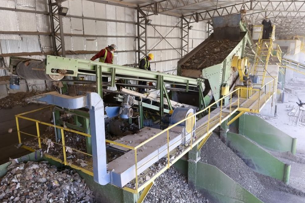 Reciclado: un centro modelo transforma los residuos en nuevos materiales