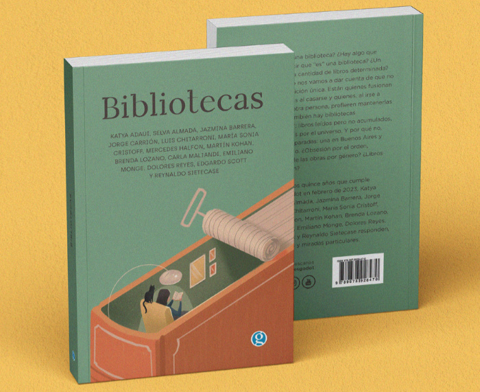 “Bibliotecas” de Ediciones Godot. Por Nuria Gómez Videla