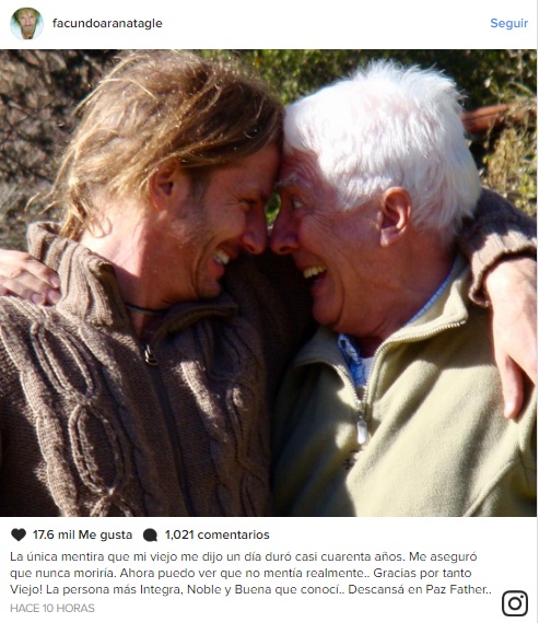 En una carta abierta, Facundo Arana reveló una drástica decisión de su padre que cambió su vida para siempre