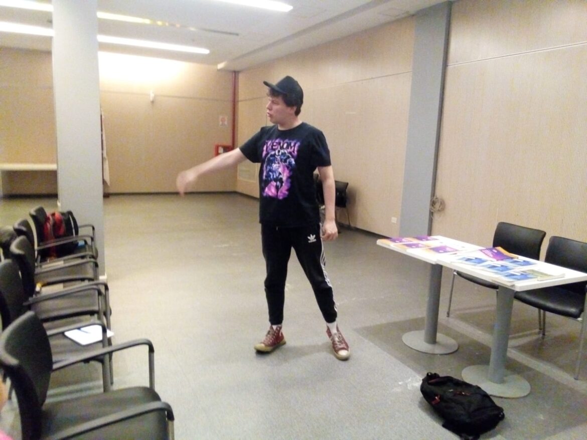 Juan Lagarto en el Festival de Poesía en el Palacio Lezama