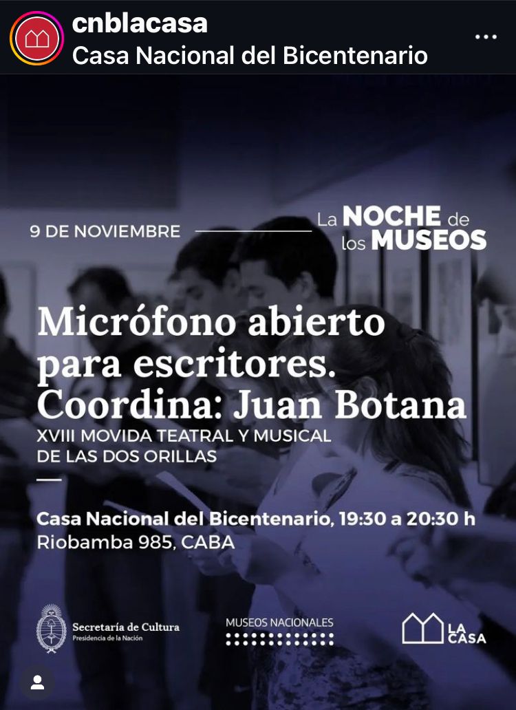 Festival de Poesía en la Casa del Bicentenario