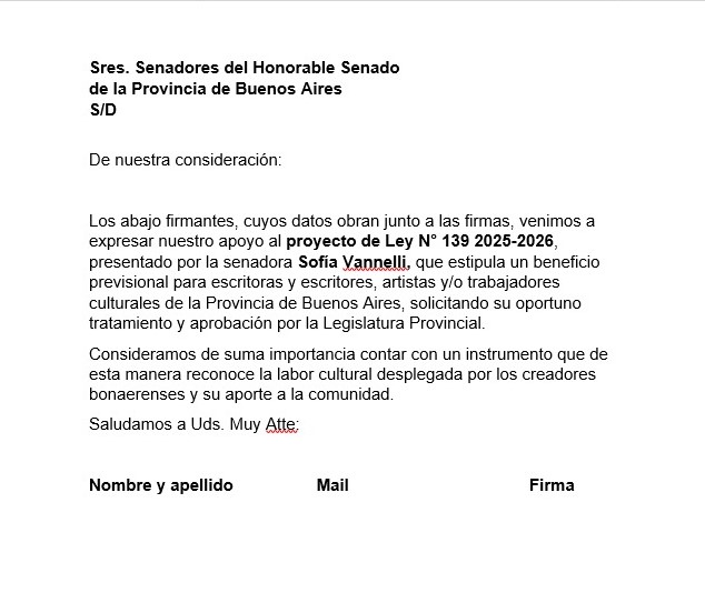 Ley de Reconocimiento a la Actividad literaria