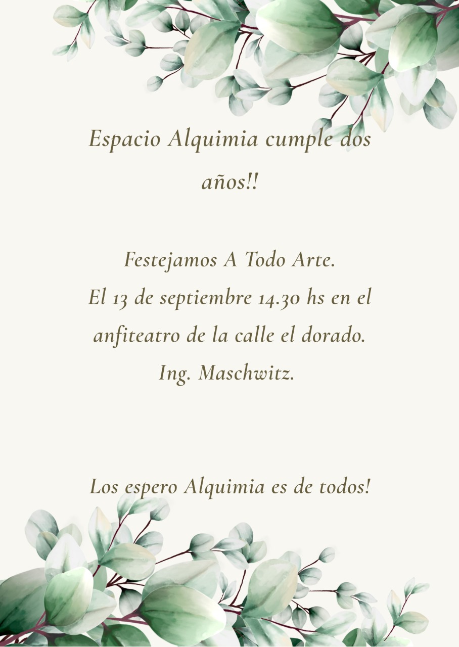 Espacio Alquimia cumple dos años