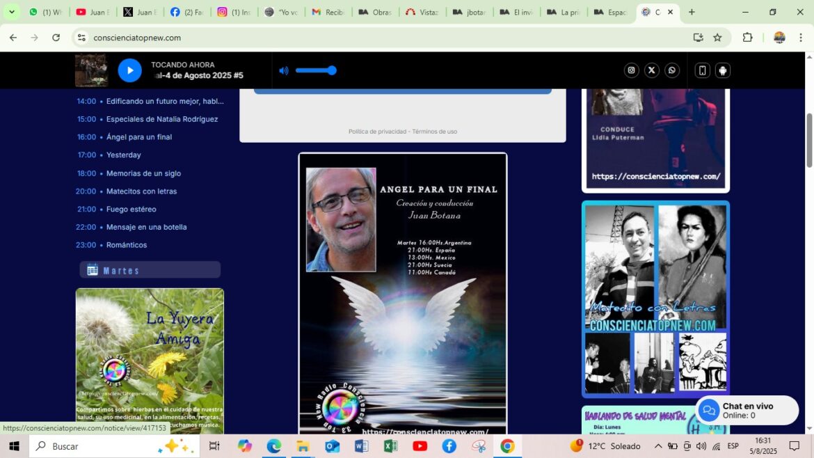 Ángel para un final: programa 5