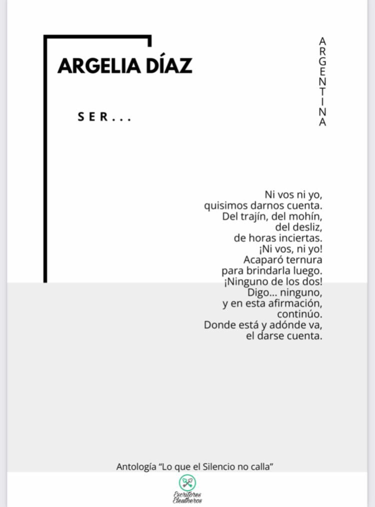 Ser… Por Argelia Díaz