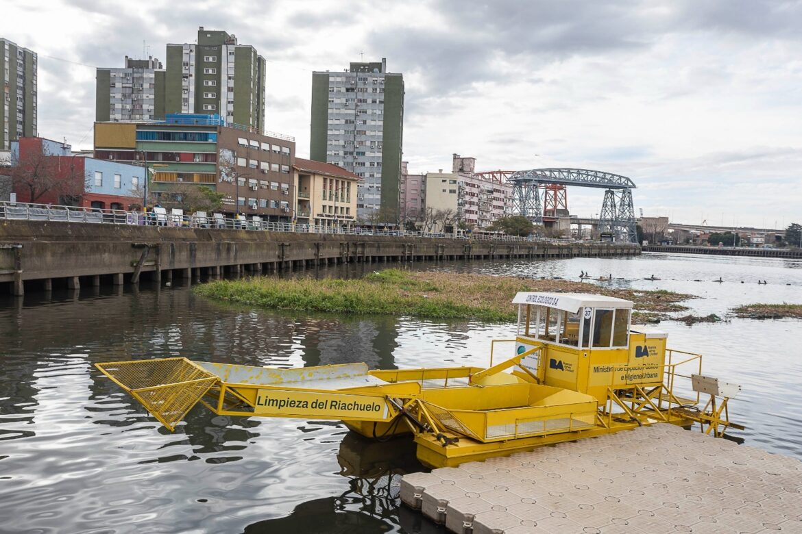 La Ciudad aumenta su capacidad para limpiar el Riachuelo