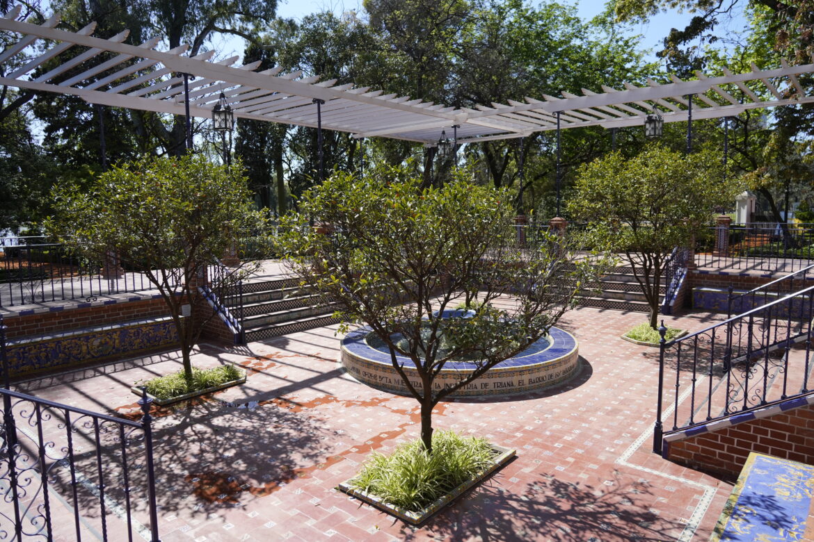 Reabrió el Patio Andaluz: la Ciudad restauró la joya de casi 100 años del Rosedal de Palermo