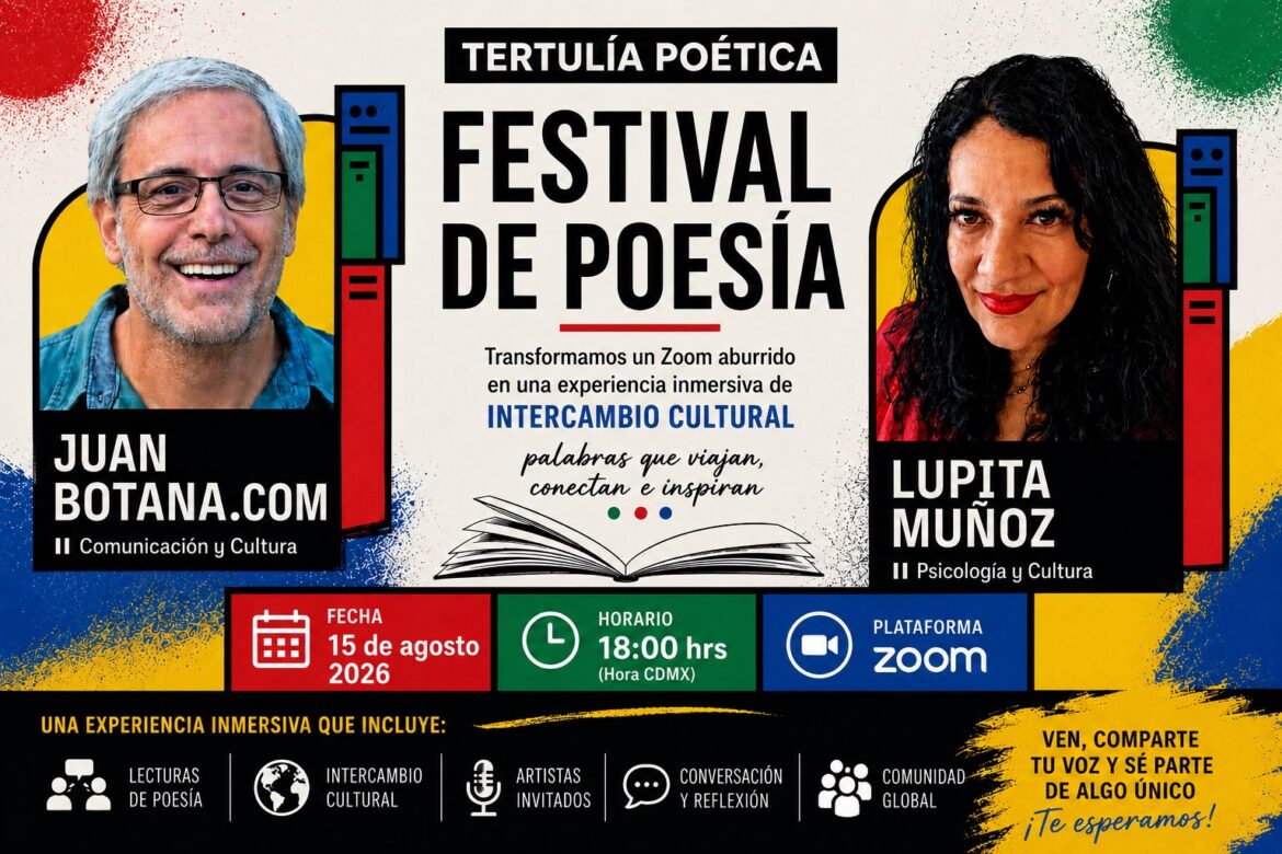 Así fue el primer Festival Latinoamericano de Poesía por zoom: el próximo será el 15 de agosto