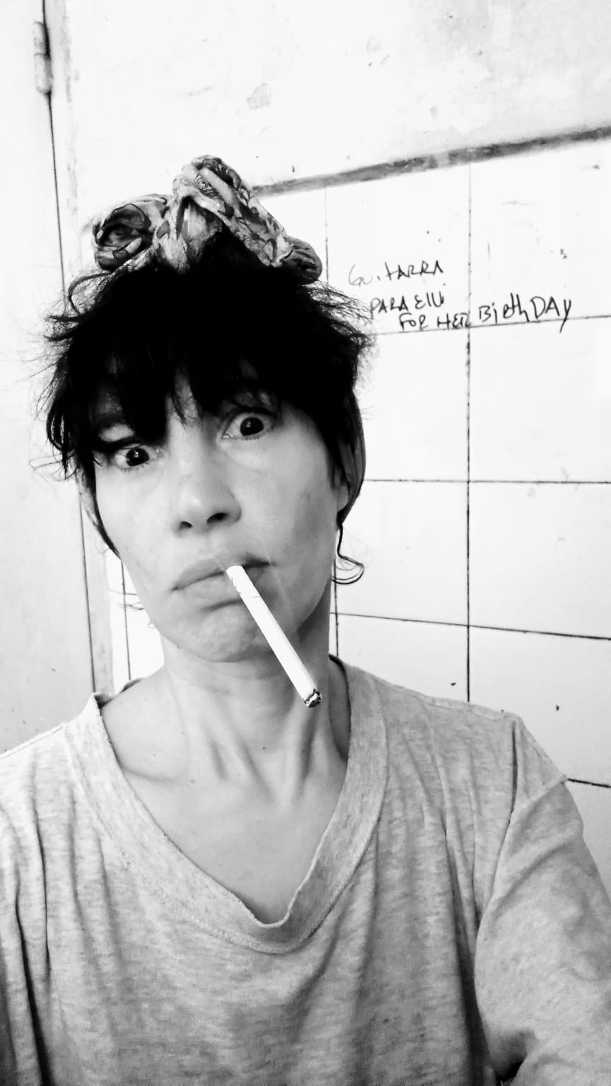 “Al dibujar siento que puedo decir cosas que con las palabras no puedo”