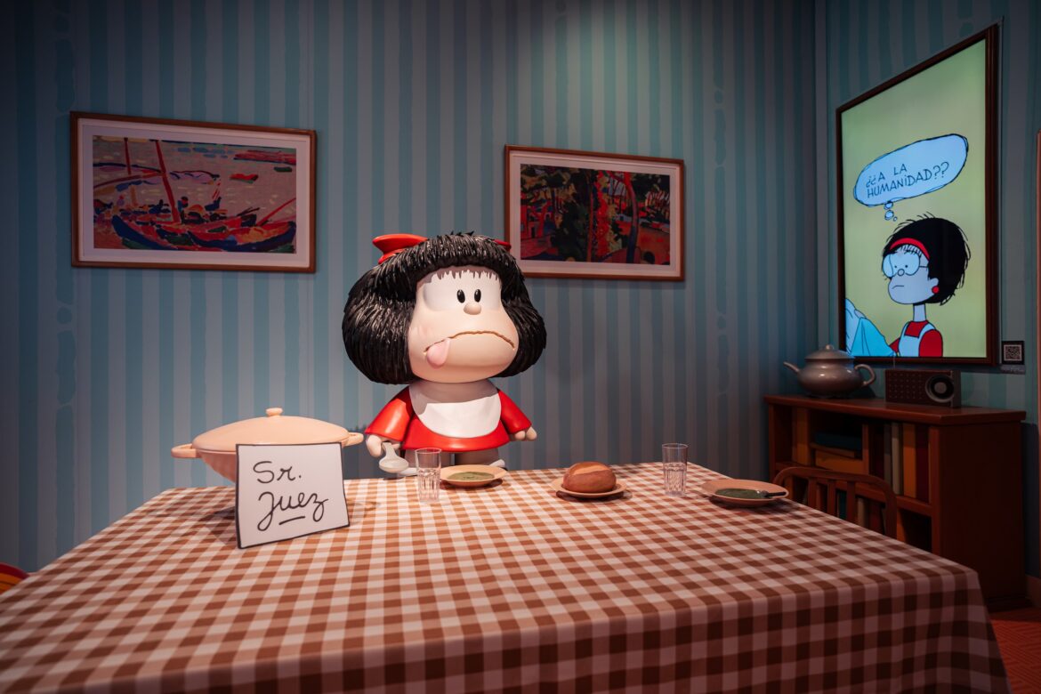 El universo de Mafalda en un recorrido interactivo y sensorial